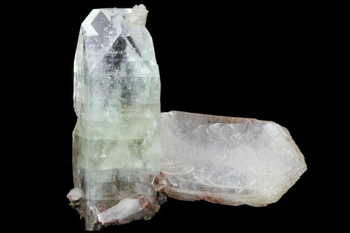 Zoned Apophyllite Crystals With Stilbite - India #72080